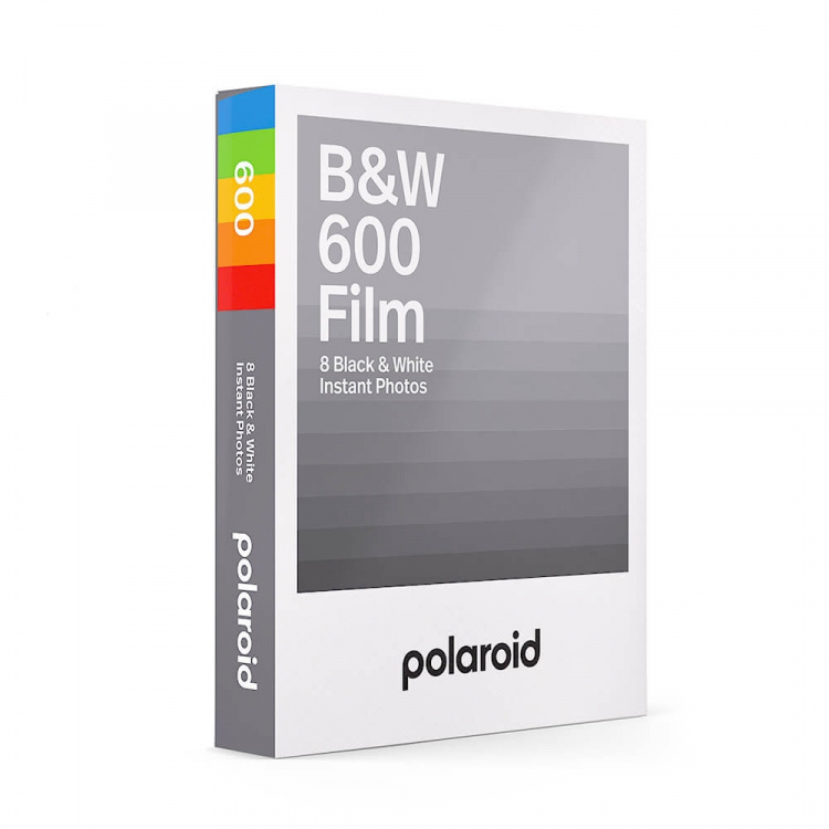 Polaroid B&W Film for 600 White Frame