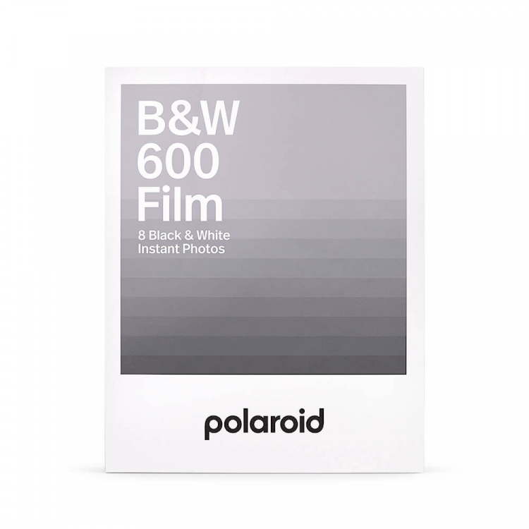 Polaroid B&W Film for 600 White Frame