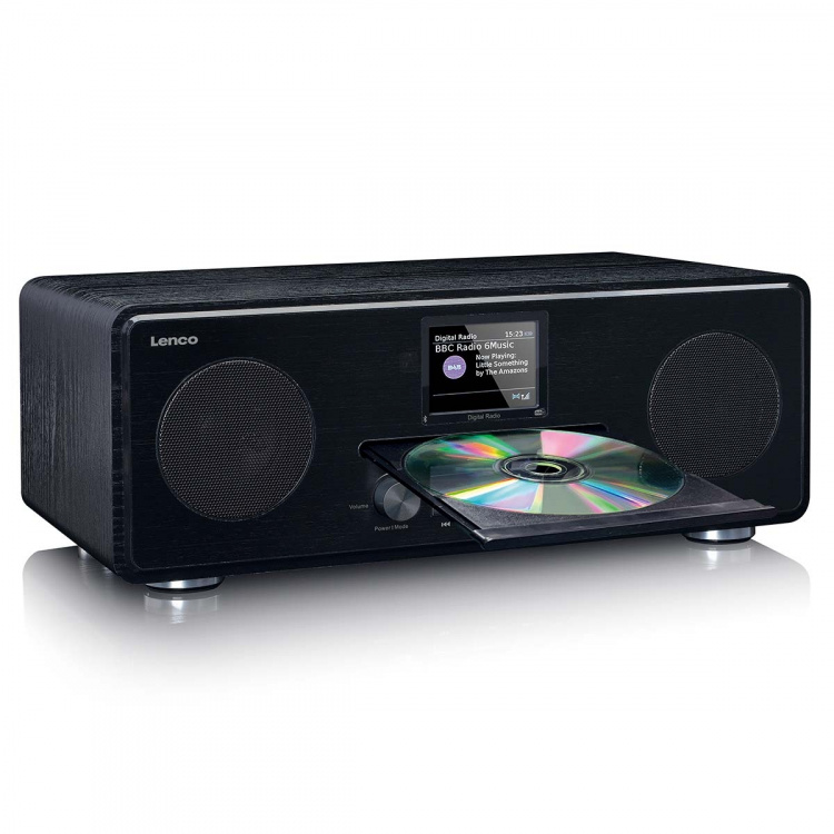 Lenco DAB+ FM-radio CD MP3-soittimella Bluetooth® Musta Lenco DAB+ FM-radio CD MP3-soittimella Bluetooth® Musta