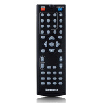 Lenco DVD-soitin HDMI:llä ja kaukosäätimellä Musta
