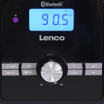 Lenco Micro set CD/MP3 Bluetooth® USB-kaukosäädin Musta