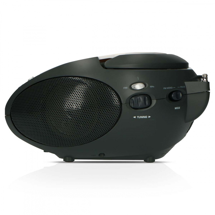 Lenco Kannettava stereo FM-radio CD-levyllä Valkoinen