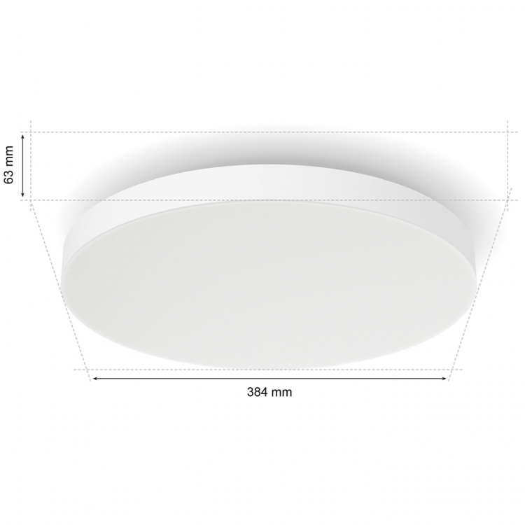 Philips Hue Datura liten takplafond Ø38,4 cm White and color ambiance 3300 lm Philips Hue Datura liten takplafond Ø38,4 cm White and color ambiance 3300 lm