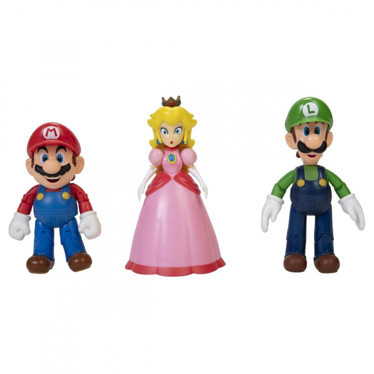 JAKKS Pacific Super Mario 4 tuuman hahmosarja Mushroom Kingdom (Sienikunta)