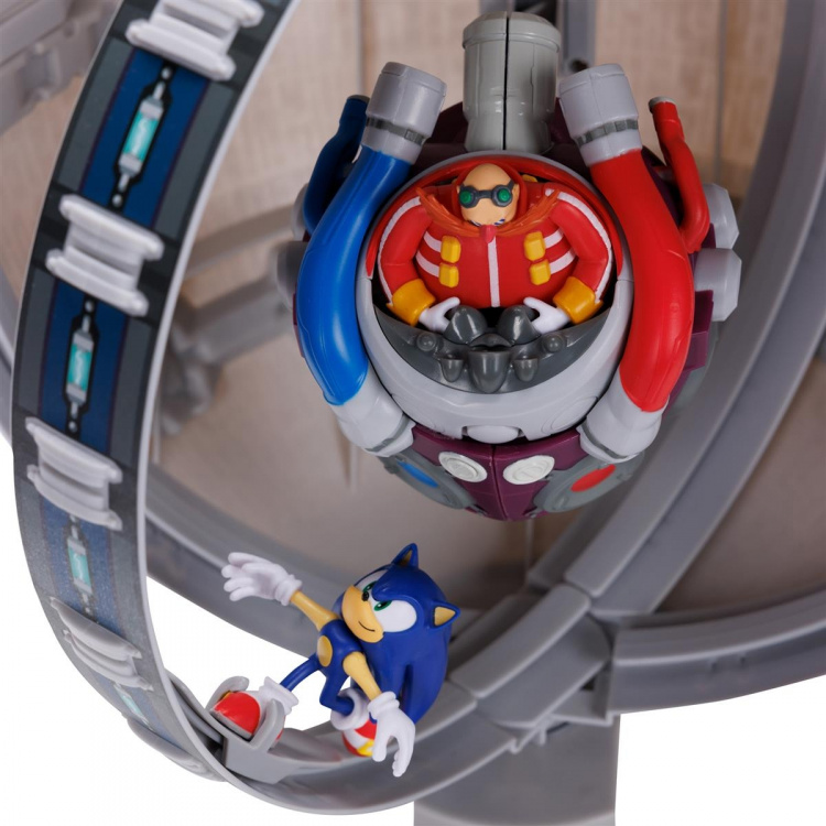 JAKKS Pacific Sonic the Hedgehog 2.5 tuuman leikkisetti Death Egg Battle Set (Kuolemanmunan taistelu setti)