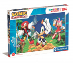 Clementoni 104 kpl palapelit Lapset Sonic