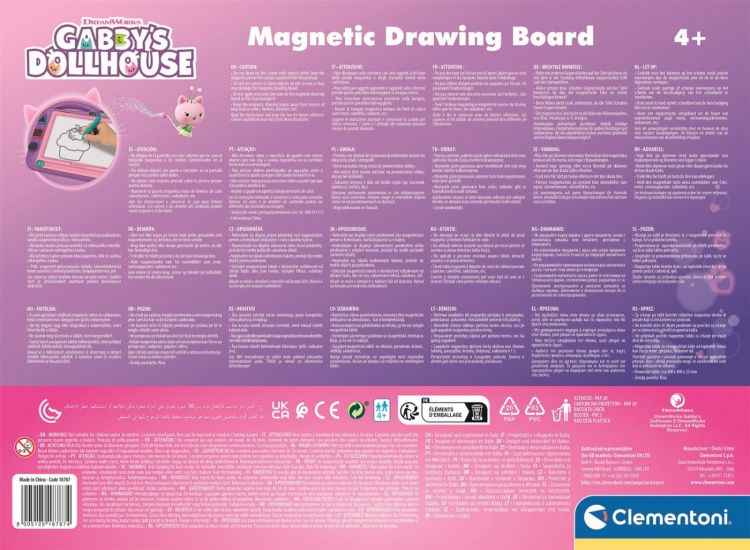 Clementoni Magneettitaulu Gabbyn nukkekoti