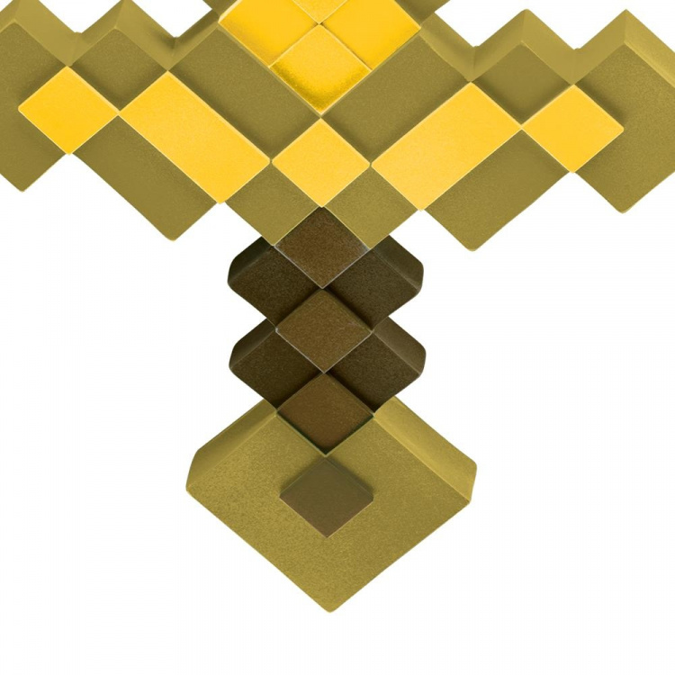 JAKKS Pacific Naamioitua Minecraft roolipeli miekka Gold