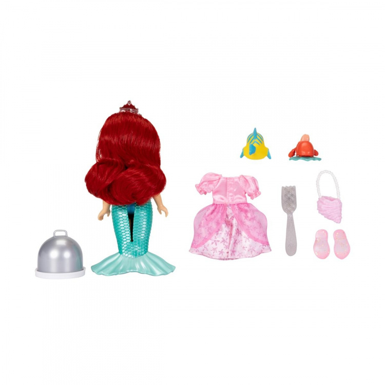 JAKKS Pacific Disney Princess 6 tuuman Petite-nukke, jossa on lisämuoti ja asusteet Sea to Land Ariel
