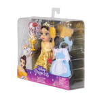 JAKKS Pacific Disney Princess 6 tuuman Petite-nukke, jossa on ylimääräinen muoti ja asusteet Be Our Guest Belle -nukke
