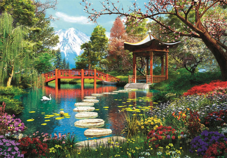 Clementoni 1000 kpl CB High Quality Collection Fuji Garden Clementoni 1000 kpl CB High Quality Collection Fuji Garden