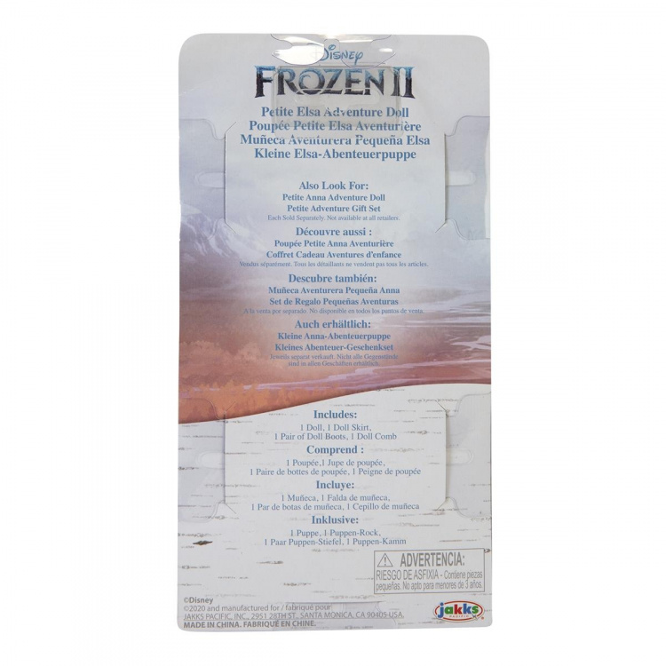 JAKKS Pacific Disney Frozen 6 tuuman Petite-nukke, jossa on kampa Seikkailu-Elsa