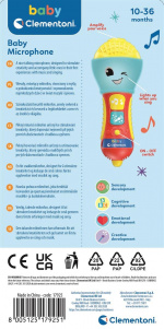 Clementoni Vauvan mikrofoni Clementoni Vauvan mikrofoni