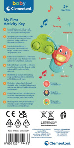 Clementoni Ensimmäinen toiminta-avain