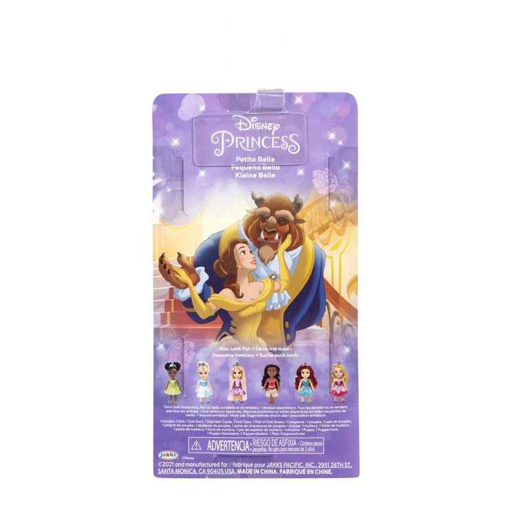 JAKKS Pacific Disney Prinsessa 6 tuuman Petite Nukke kampauksella Belle