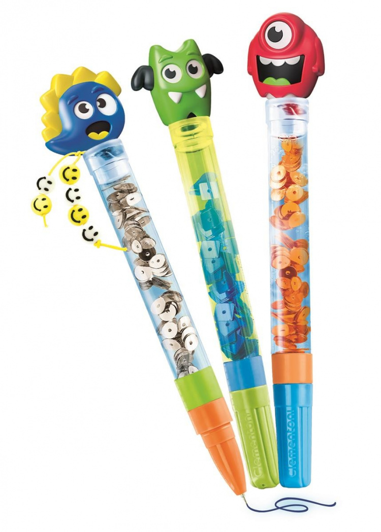 Clementoni Luo kynät 3-pack Monster Clementoni Luo kynät 3-pack Monster