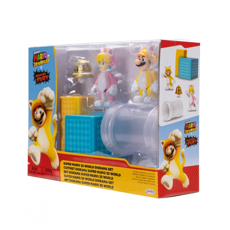 JAKKS Pacific Super Mario 2.5 tuuman dioraamasarja 3D World