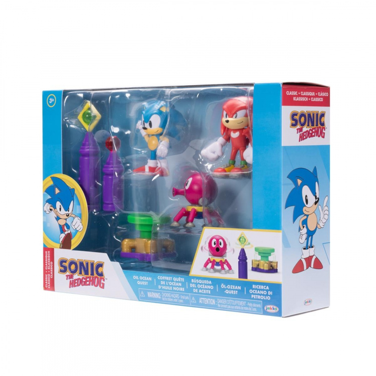JAKKS Pacific Sonic the Hedgehog 2.5 tuuman dioraamasarja Öljy Ocean (valtameri)