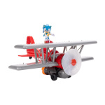 JAKKS Pacific Sonic the Hedgehog 2.5 tuuman leikkisetti Tornado Biplane (kaksitaso)