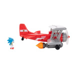 JAKKS Pacific Sonic the Hedgehog 2.5 tuuman leikkisetti Tornado Biplane (kaksitaso)