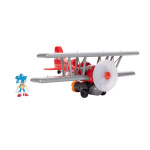 JAKKS Pacific Sonic the Hedgehog 2.5 tuuman leikkisetti Tornado Biplane (kaksitaso)