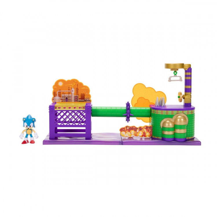 JAKKS Pacific Sonic the Hedgehog 2.5 tuuman leikkisetti Öljy Ocean (valtameri)