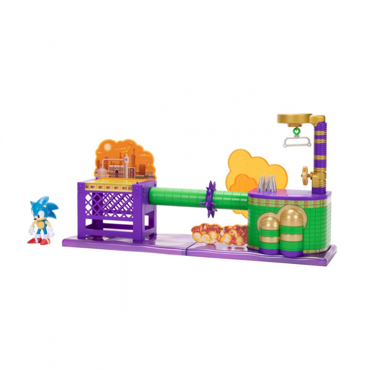 JAKKS Pacific Sonic the Hedgehog 2.5 tuuman leikkisetti Öljy Ocean (valtameri)