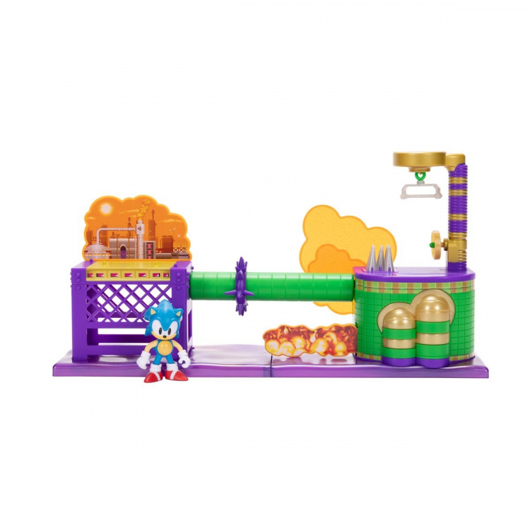 JAKKS Pacific Sonic the Hedgehog 2.5 tuuman leikkisetti Öljy Ocean (valtameri)