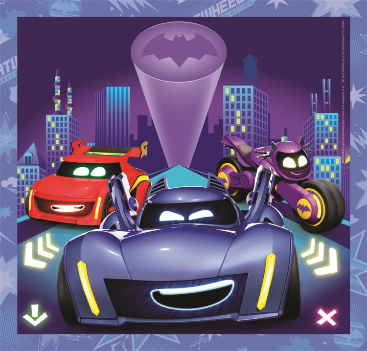 Clementoni 3x48 kpl Palapelit Lapset Lepakkopyörät