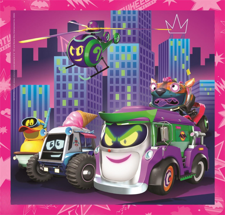 Clementoni 3x48 kpl Palapelit Lapset Lepakkopyörät