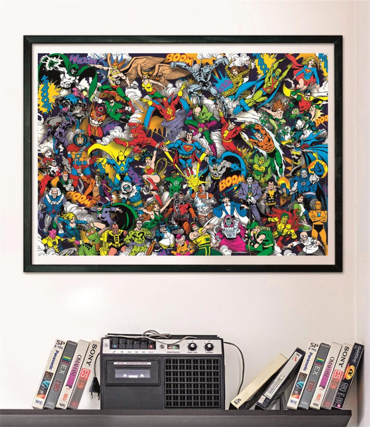 Clementoni 1000 kpl CB High Quality Collection DC Comics Mahdotonta