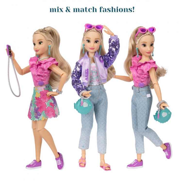 JAKKS Pacific Disney ily 4EVER -muotinukke, jossa on Arielin inspiroima lisämuoti