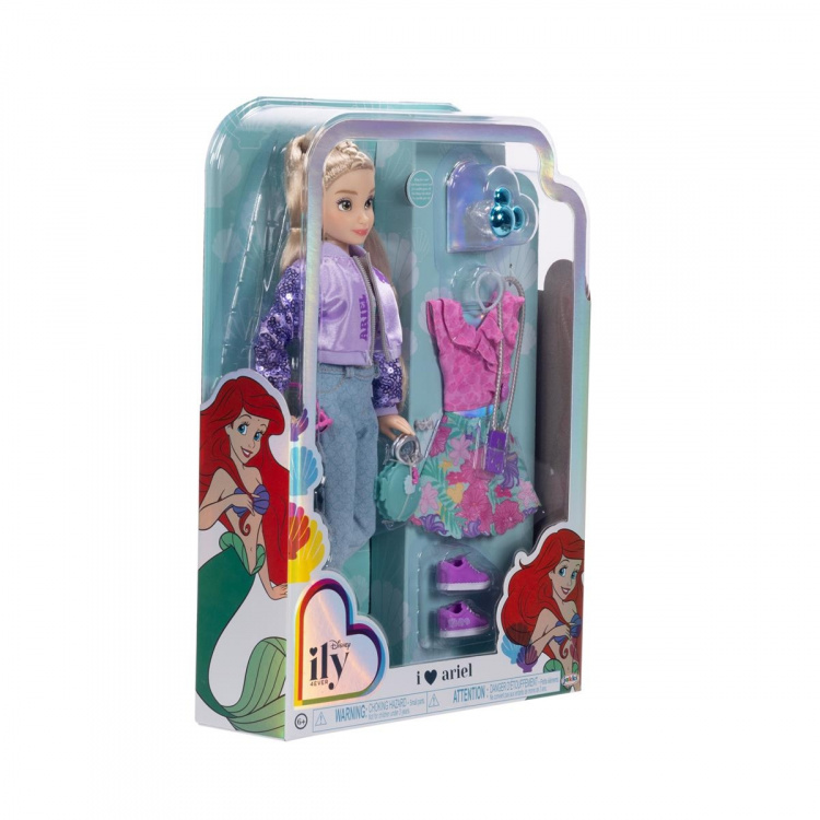 JAKKS Pacific Disney ily 4EVER -muotinukke, jossa on Arielin inspiroima lisämuoti