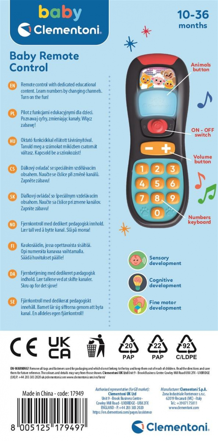 Clementoni Kauko-ohjain