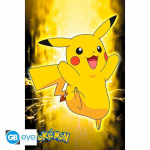 Abysse POKEMON - Juliste Maxi 91.5x61 - Pikachu Neon - Pikachu Neon