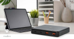 Nedis Pöytälaturi | 65 W | GaN | 1.5 / 2.0 / 2.5 / 3.0 / 3.25 A A | Lähtöliitäntöjen määrä: 4 | USB-A / USB-C™ | Euro | 1.50 m | Automaattinen Jännitteen Valinta Nedis Pöytälaturi | 65 W | GaN | 1.5 / 2.0 / 2.5 / 3.0 / 3.25 A A | Lähtöliitäntöjen määrä: 4 | USB-A / USB-C™ | Euro | 1.50 m | Automaattinen Jännitteen Valinta