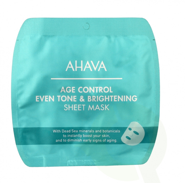 Ahava T.T.S. Age Control Even Tone & Bright. Sheet Mask 17 g