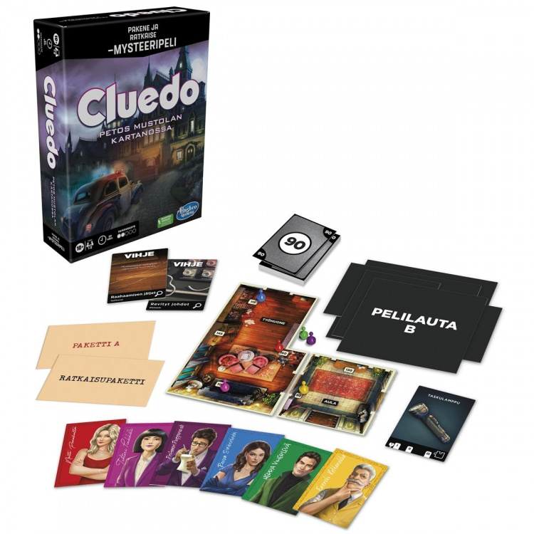Hasbro Cluedo Escape Treachery at Tudor Mansion (FI)