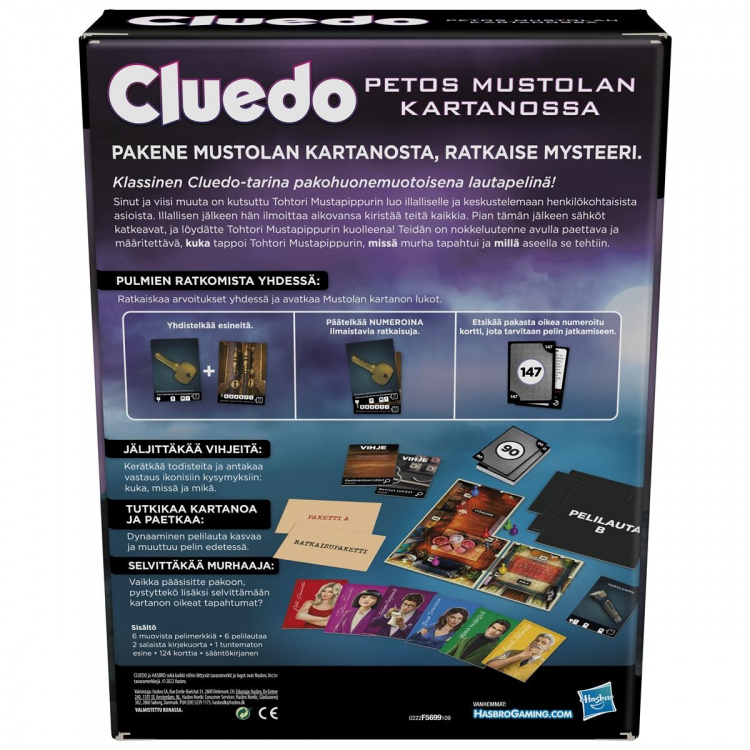 Hasbro Cluedo Escape Treachery at Tudor Mansion (FI)