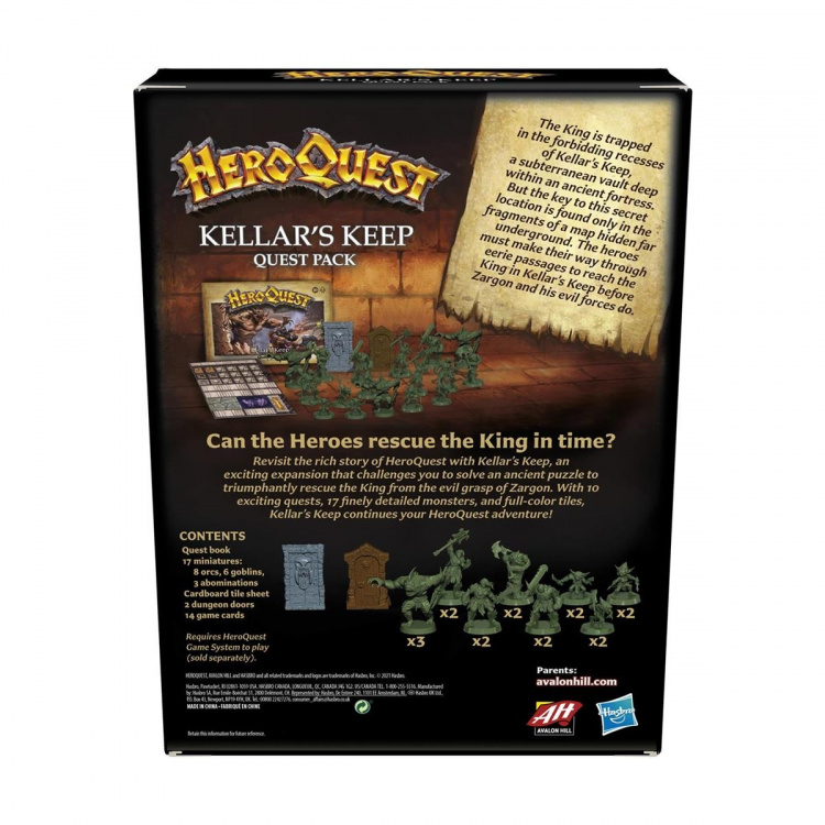 Hasbro HeroQuest Expansion Kellars Keep (EN)