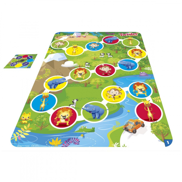 Hasbro Twister Junior 2 peliä yhdessä (DK/NO) Hasbro Twister Junior 2 peliä yhdessä (DK/NO)