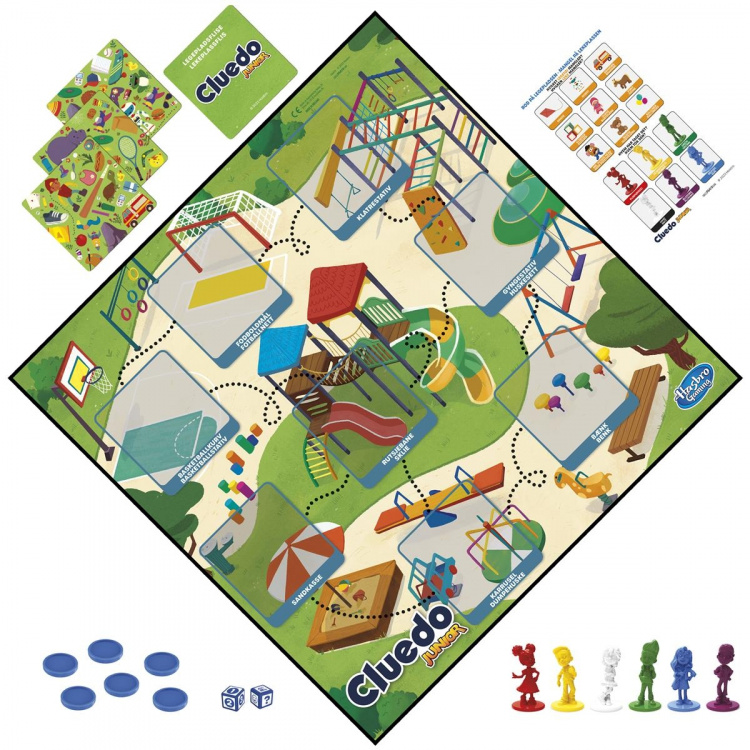 Hasbro Cluedo Junior 2 peliä yhdessä (DK/NO) Hasbro Cluedo Junior 2 peliä yhdessä (DK/NO)