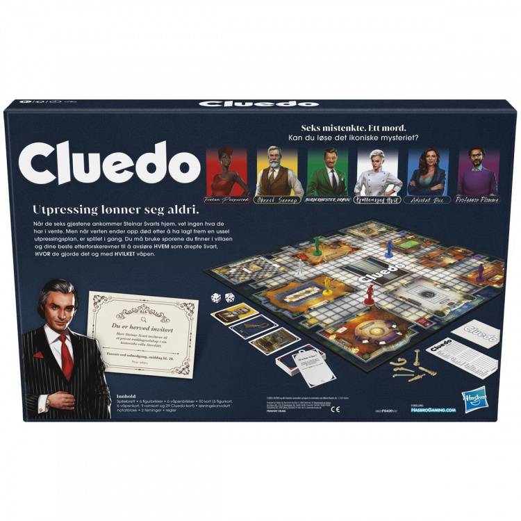 Hasbro Cluedo Classic (NO)