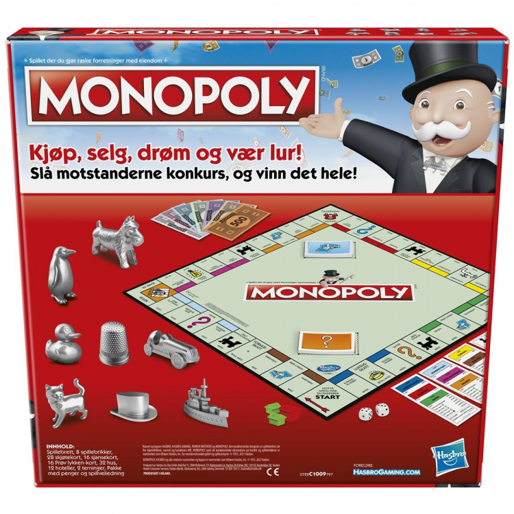 Hasbro Monopoly Classic (NO) Hasbro Monopoly Classic (NO)