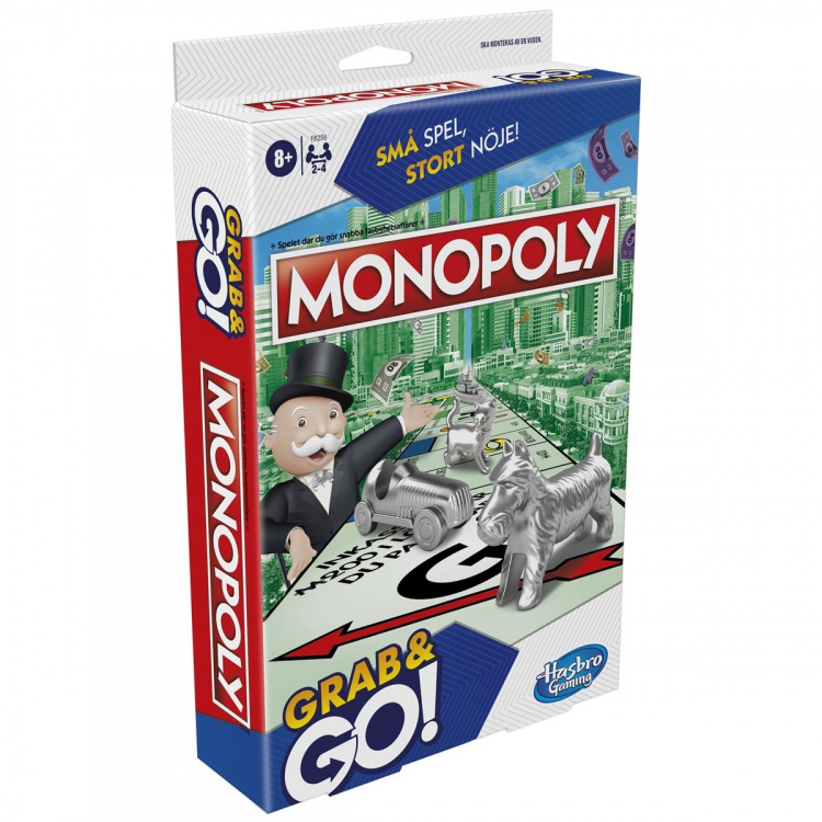 Hasbro Grab & Go -monopoli (SE/FI)