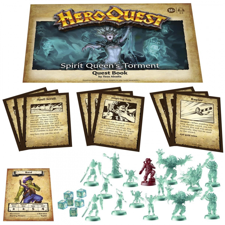 Hasbro HeroQuest Expansion Spirit Queens Torment Quest Pack (EN) Hasbro HeroQuest Expansion Spirit Queens Torment Quest Pack (EN)