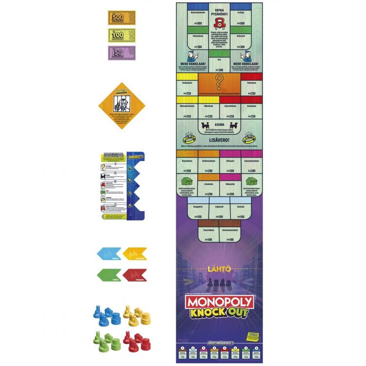 Hasbro Monopoly Knockout (FI) Hasbro Monopoly Knockout (FI)