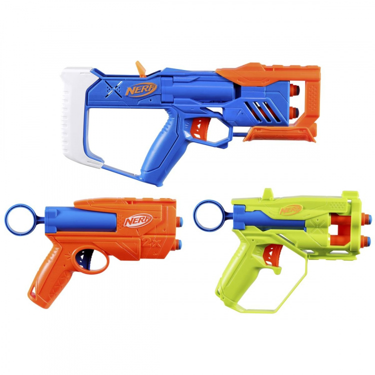 NERF N-sarjan kolminkertainen toimintapaketti NERF N-sarjan kolminkertainen toimintapaketti