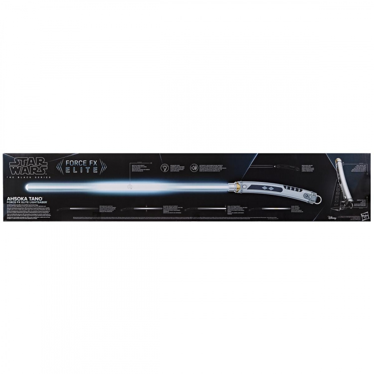 Star Wars Musta sarja Force FX Elite valomiekka Ashoka Star Wars Musta sarja Force FX Elite valomiekka Ashoka