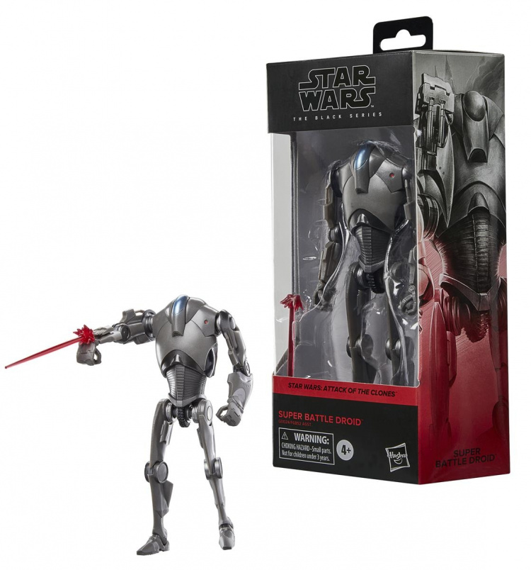 Star Wars The Black Series 6 tuuman hahmo Super Battle Droid - taisteludroidi Star Wars The Black Series 6 tuuman hahmo Super Battle Droid - taisteludroidi